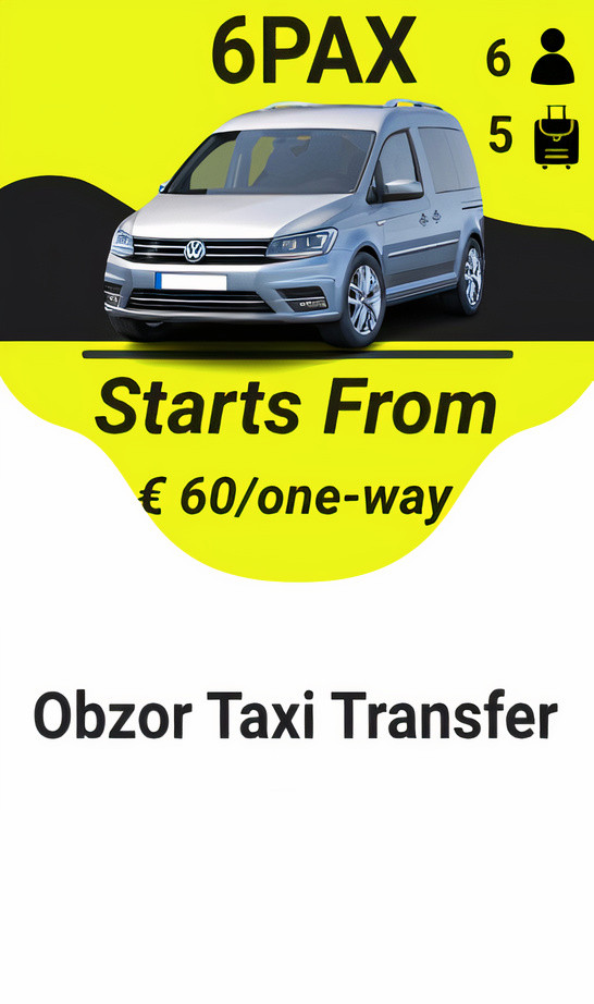 Obzor Taxi Transfer 6pax