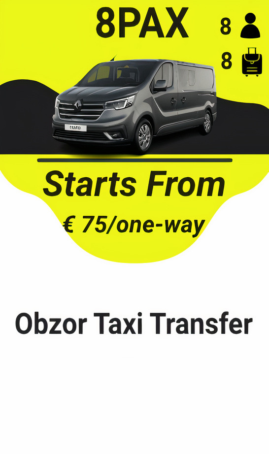 Obzor Taxi Transfer 8pax