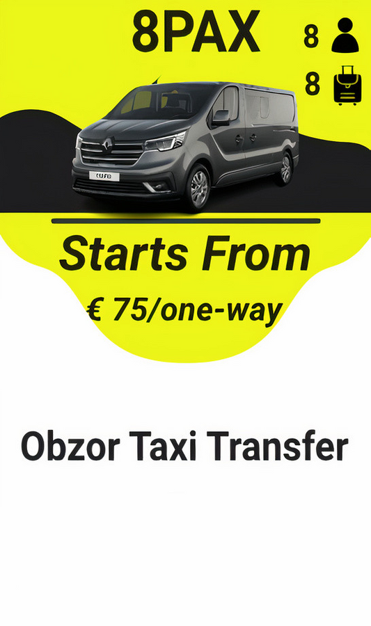 Obzor Taxi Transfer 8pax